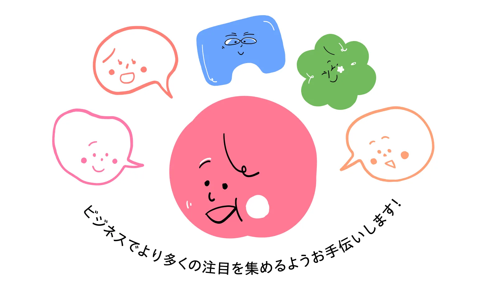 ビジネスでより多くの注目を集めるようお手伝いします!