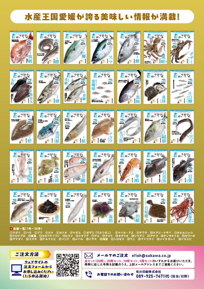 「Eのさかな」発刊10周年企画【第5弾】チラシ裏